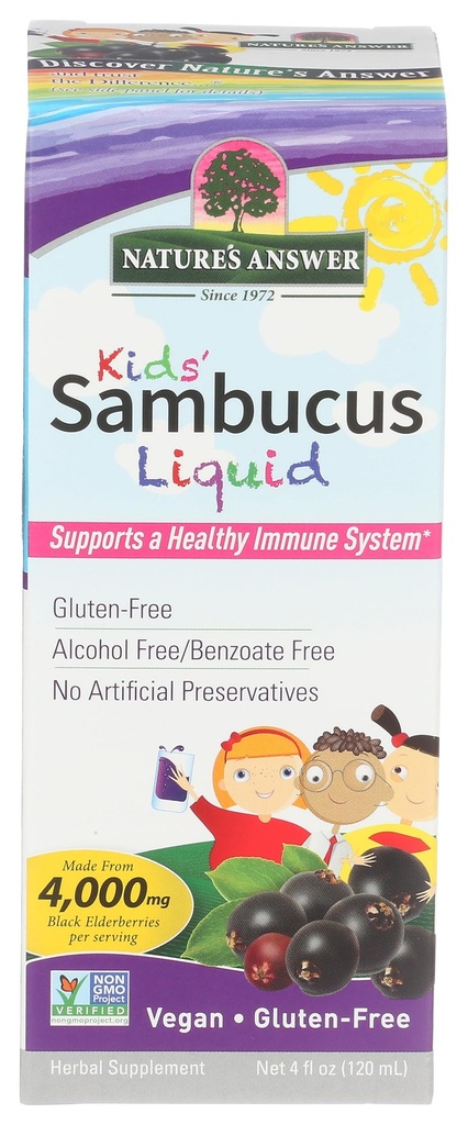 Nature's answer Biodisponibile Sambucus Kids Formula 