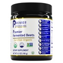 Premier Research Labs Premier Fermented Beets - Sfeclă Root Powder Fermented, Sfeclă verde pentru bărbați și femei, Sfeclă de sfeclă, Nitrates, Suport pentru tensiunea arterială, USDA Organic - 6,3 Oz Jar