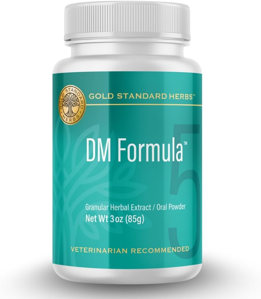 DM Formula mielopatie degenerativă Relief pentru câini de plante de aur standard, toate extractul natural de plante Granulare, 85 grame pulbere
