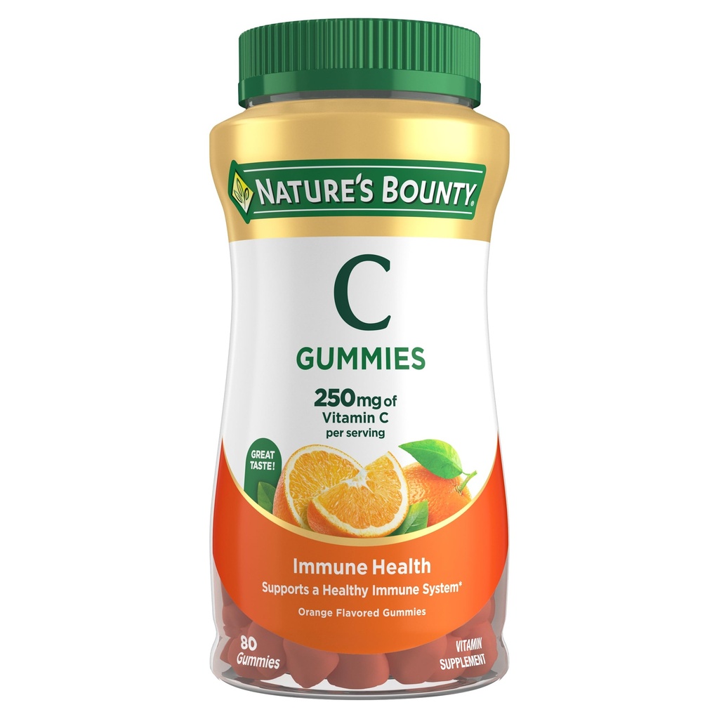 Natura's Bounty Vitamina C, Orange, 80 Count