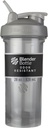 BlenderBottle Shaker Sticla Pro Series Perfect pentru Shake-uri de proteine și antrenament pre, 28-Ounce, Smoke Grey