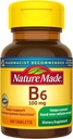 Natural Made Vitamina B-6 100 mg comprimate 100 ea (Pachet de 4)