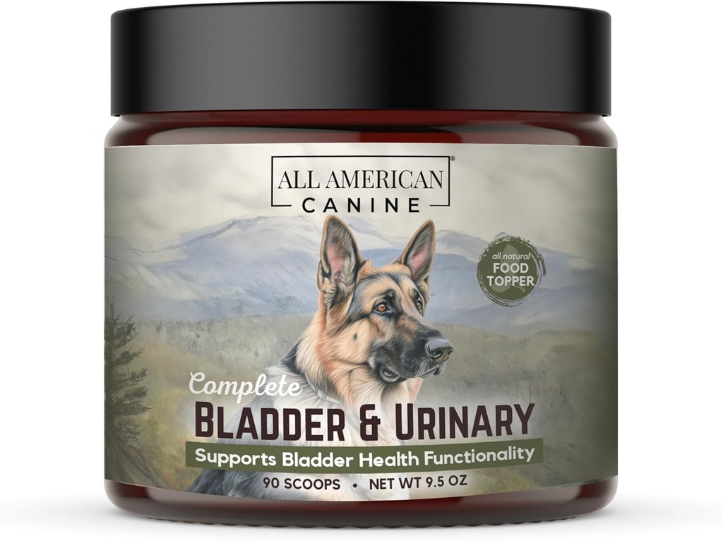Vezica urinară completă și proteine naturale bogate praf Cranberry Food Topper pentru toți câinii, sprijinirea sănătății urinare - 90 Serviri