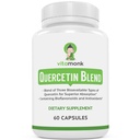 VitaMonk Querbetin Complex - 3 forme bioactive de Quercetin - Isoquercetin, Querbetin Dihidrat şi Querbetin Fitozom - pentru absorbţie superioară - Querbetin 500 mg Capsule - Querbetin cu Bromelain