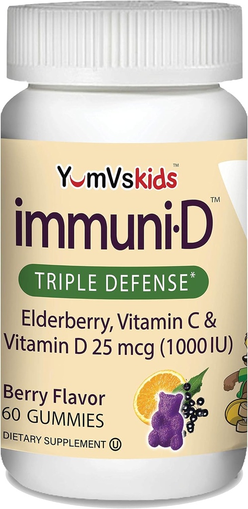 ImuniD Gummies elderberry pentru copii de YumVs 