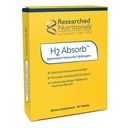 Nutriționale cercetate H2 Absorb tabletele de hidrogen molecular - apă hidrogenată instant și supliment antioxidant - întinerirea băuturii pentru a promova îmbătrânirea energetică și sănătoasă (60 comprimate)