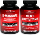 Divine Bounty D- Mannose Capsule & Mens Multivitamine Bundle
