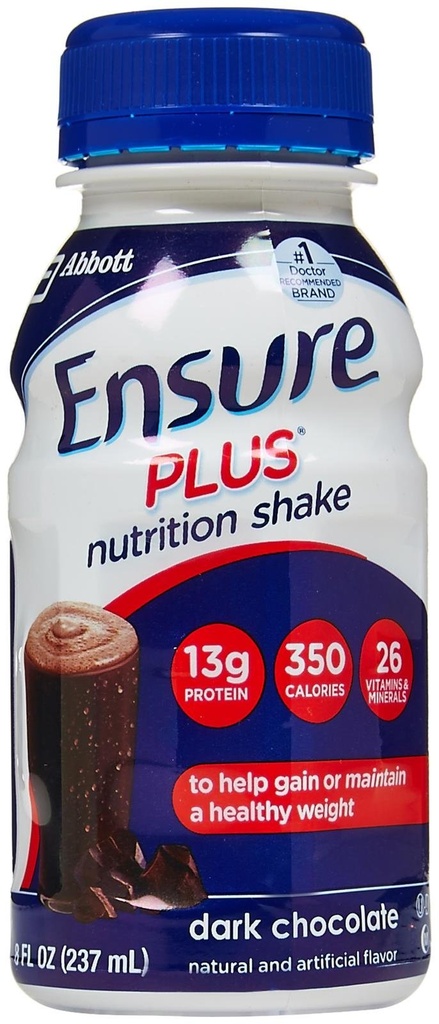 Asigurați-vă că Plus Nutriton Shake Ciocolată neagră - 6 PK
