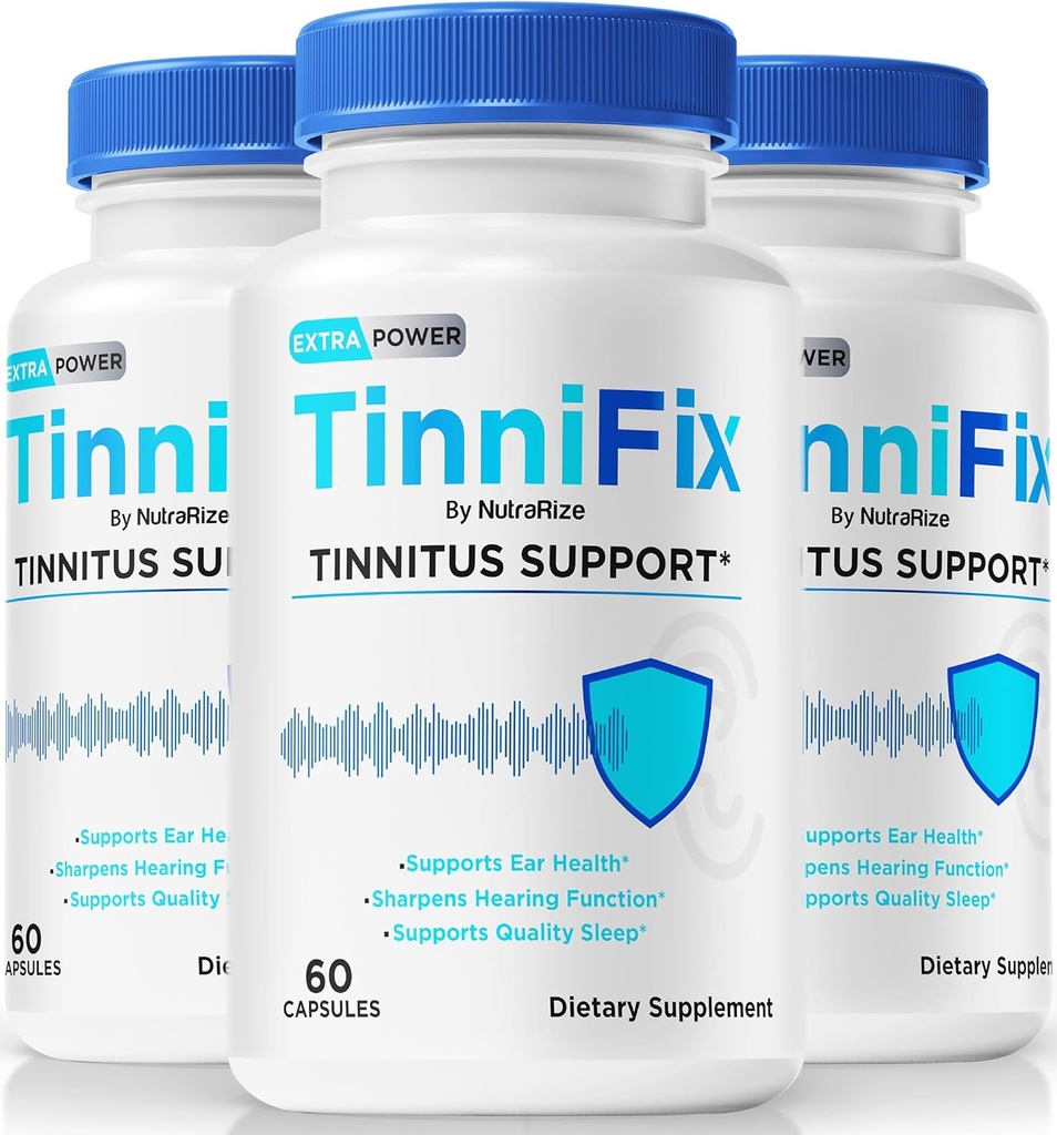 (3 ambalaj) Capsule Tinifix - Advanced heavy Support Formula, Tinifix Pills pentru menţinerea auzului sănătos, Toate Tinifix naturale pentru sănătatea urechii complete, Official Tinni Fix Review (180 capsule)