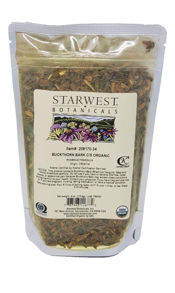Scoarță organică de Buckthorn C/S