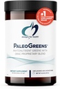 Design-uri pentru sanatate PaleoGreens - Peste 90% Ecologic Super Green Shake Powder cu legume, Berrii, Enzime + Antioxidanti - Non-GMO Drink Mix, Neflavorat + Neîndulcit (30 Serviri / 270g)