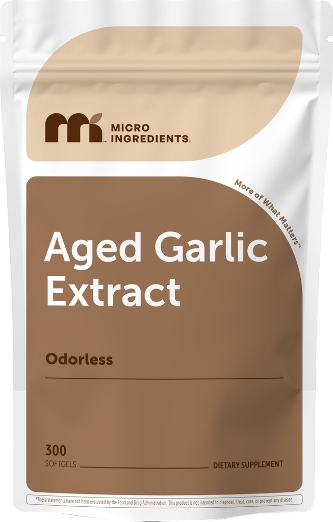 Micro Ingrediente Odorless Usturoi 7500 mg Per Servings, 300 Softgels 