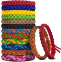Brăţări ţânţare repelente, fără DEET, individual înfăşurate din piele PU Insectă & Bug Bande Wrist (Pachet din 24)