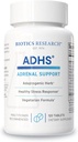 Biotics Research ADHS Suport adrenal, Suporturi Nivele normale de cortizol, Suport antioxidant, Mai multă energie, Răspuns sănătos, 120 Tabete