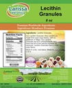 Lecitină Granule (8 oz, ZIN: 526525) - 3 Ambalaj