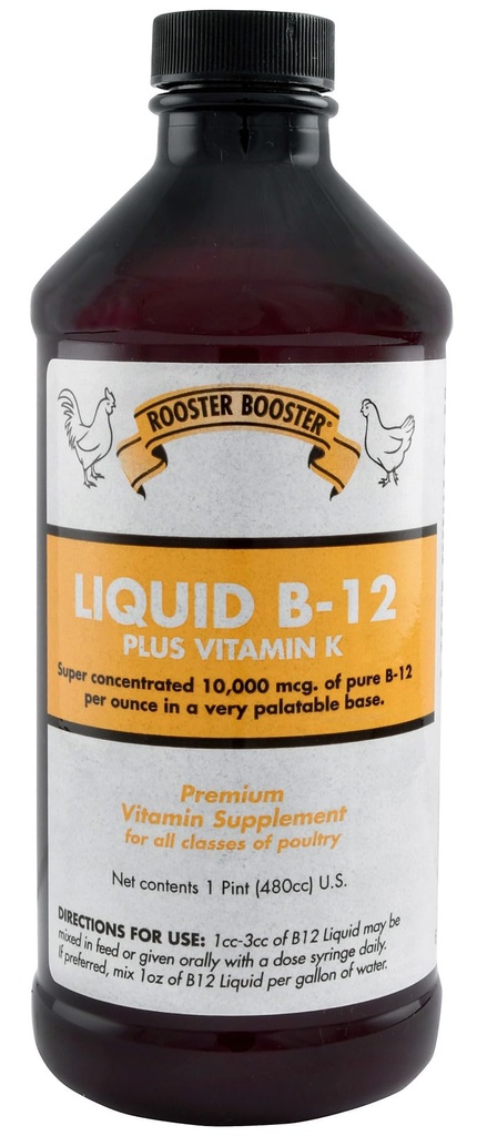 Rooster Booster B-12 lichid, 16-Ounce