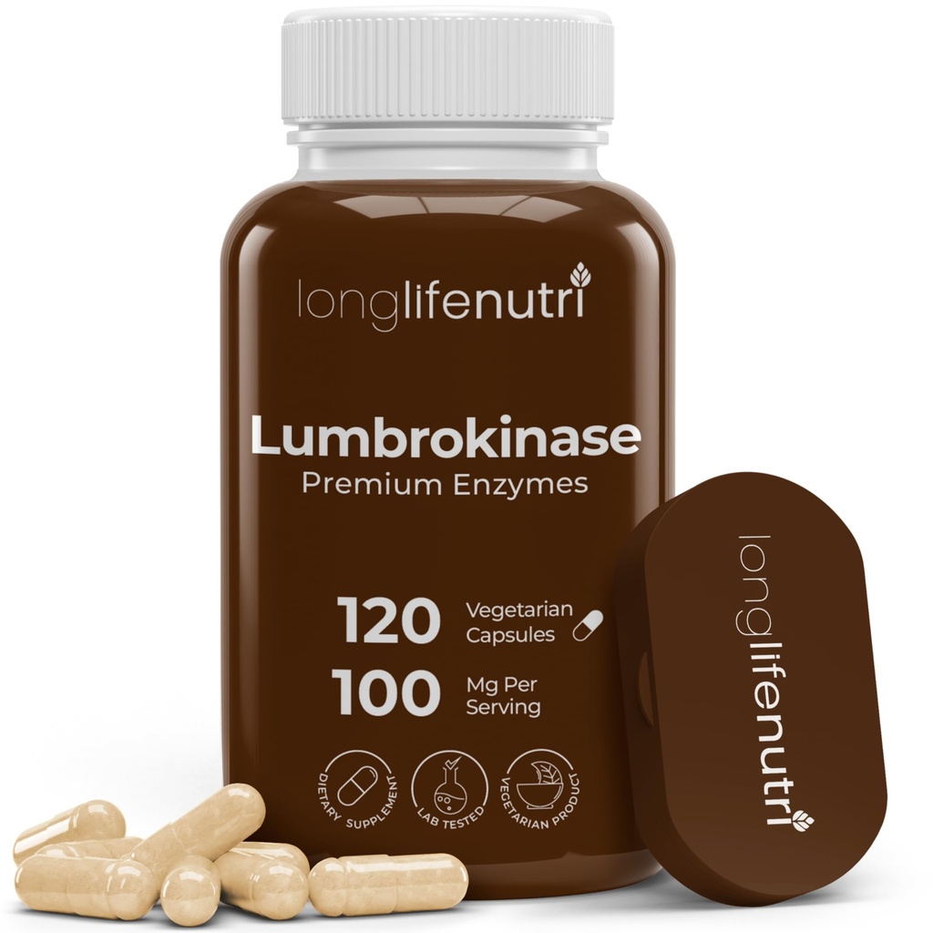 LongLifeNutri Lumbrokinaza 100mg 