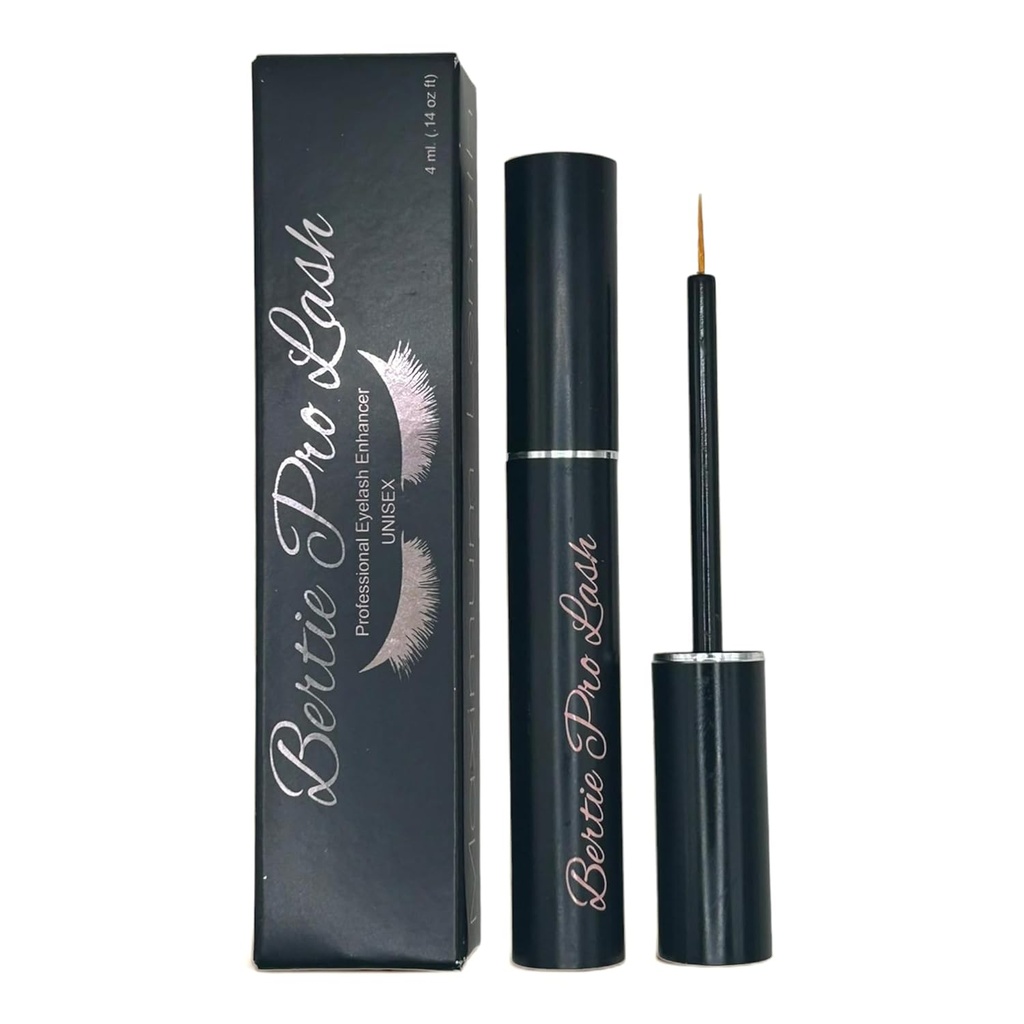 Bertie Pro Lash Îmbunătățirea genelor și creșterea sprâncenelor Serul de păr (4ml) Premium Make Up Vegan & Cruzime-Libere Tratamentul pentru Lashes naturale, Extensii și sprâncene.
