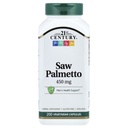 21st Century Saw Palmetto, 450 mg, 200 capsule vegetariene