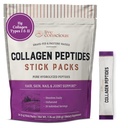 Live conştient Colagen Peptides pulbere Pachete nearomatizate - Hidrolizate Colagen pulbere - par, piele, unghie, suport comun - tip I & III Colagen Fed-Fed Suplimente pentru femei și bărbați - Pachet de 20