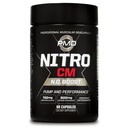 MPD Sport Nitro cm - Oxid de azot cu Agmatine Pre Antrenament Supliment - Muşchi de creştere Pre Antrenament cu L Arginine - Rezistenţă Bodybuilding- 90 capsule