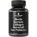 Biotina (5000mcg), Keratina, Colagen, coada calului, Saw Palmetto 