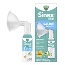 Vicks Sinex Kids Saline Easy Mist, Saline fără droguri, Vârsta 1 lună+, Curăță ușor și Soothes în fiecare zi Stuffy Noses, sigur pentru utilizare zilnică, 1.7 OZ