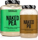 Naked Dairy Free Proteine Bundle: 5LB Vanilla Pea și 2LB PB