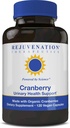 Reîntinerire Tehnicale Cranberry Organic 160:1 Extract (45 mg PAC = 40000 mg de Cranberry proaspete) - Cel mai potent extract de Cranberry (120 capsule Vegan, zahar-free, soia-free)