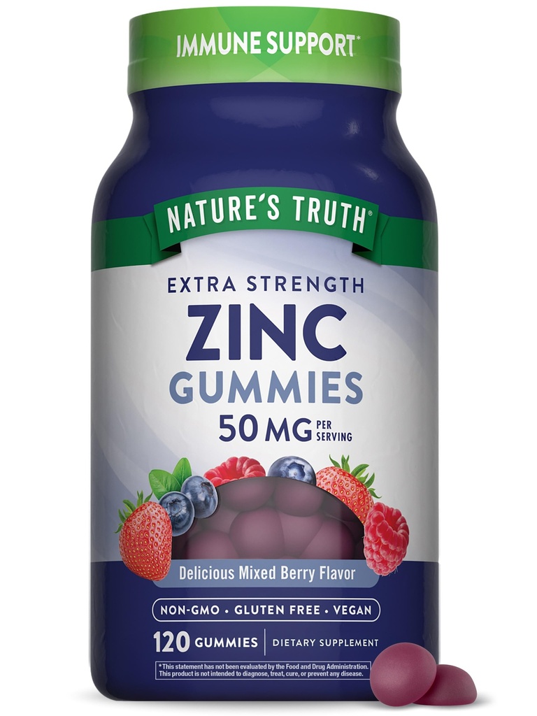 Adevarul Naturii Gumiile de zinc pentru adulti 50mg 