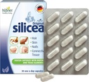 Hübner Original Silicea Gel One a Day Capsules for Hair, Skin, Nails, and Connective Tesut, Pure Calibrilic Gel Formula, No Aditivs or Conservatives, 30 Servings