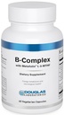 Laboratoarele Douglas B- Complex cu Metafolin - Supliment complet B Vitamina - Energie si suport pentru sanatatea creierului* - Cu Folate, Biotin & Tiamin - Non-GMO - 60 Capsule vegetariene