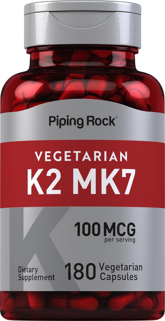 Piping Rock K2 MK7 Suplimentul de vitamina 