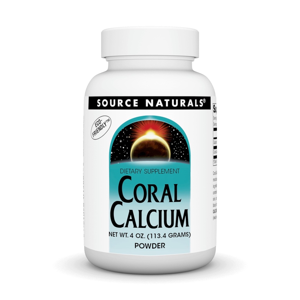 Sursa Naturals Coral Calciu pulbere, 4 Ounce