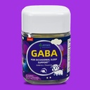 1 Sticla GABA Gumies somn calm Gumies No Melatonin pentru adulții cu L Theanin, 5-HTP, vitamine D3, Stres Relief, Odihnă pașnică, Relaxare Suplimentul de sprijin, afine, 60 gume, 30 de zile de servire