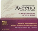 Aveeno 1% Hydrocortizon Anti- Itch Cream, 1 Oz (Pachet de 3)