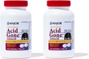 Acid major Gone extra Putere Antiacid Tablete masticabile - Relief anti-acid - Acid Reflux Medicina pentru adulți - Uset Stomac, Acid Indigestie, și Arsuri la stomac - Lung Lastting - 100-Count (2 ambalaj)