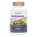 Naturi Plus Parada Animalelor de Aur Multivitamine pentru copii, Aroma de struguri - 120 Tablete masticabile pentru animale - Vegan, Gluten gratuit - 60 Serviri