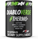 Diablo Verde termocaps - 395mg Cafeina, Citrus, Cafea verde, Ceai verde - 60 capsule, 60 Serviri