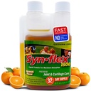 1500mg Liquid Glucosamine & Chondroitin - Concentrație ridicată Formula rapid-Absorbing Orange Flavor ajută la susținerea comun & Cartilage Health - cu salcie albă Bark, Mangan și Boswellin (32 zi de aprovizionare)