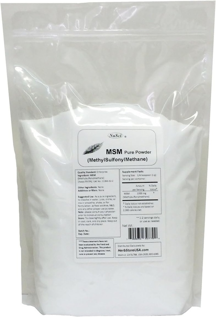 MSM (Metilsulfonilmetan) Pulbere pură (4000 grame (8,8 lb))