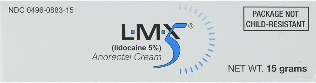 LMX5 Lidocaină durere relief crema, 15g Tub 