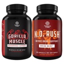 Bundle of Extra Putere Testosteron Booster with Horny Goat Weed Maca Root Tongkat Ali & Saw Palmetto Extract & Nitricoxid de pastile pentru bărbați cu L-Arginină L-Citrulină Aminoacidi pentru creștere musculară