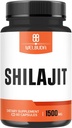 Extras 5:1 Silajit Supliment 1500mg - Suporturi pentru sistemul imunitar, producția de energie, sănătatea creierului și bunăstarea generală - 60 capsule