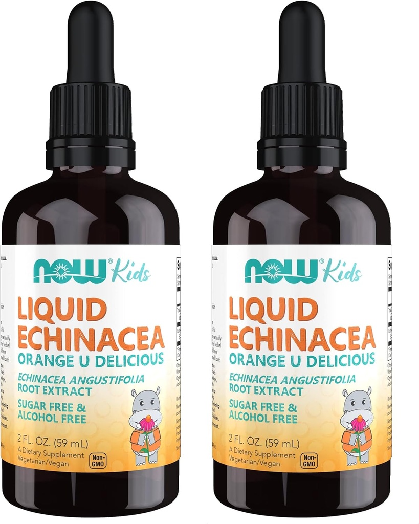 Acum Suplimente, Copii Echinacea lichida cu picurator, Suport Sistem imunitar, Formulat pentru copii, 2 Fl Ounce, Ambalaj mai Vary (Pachet de 2)