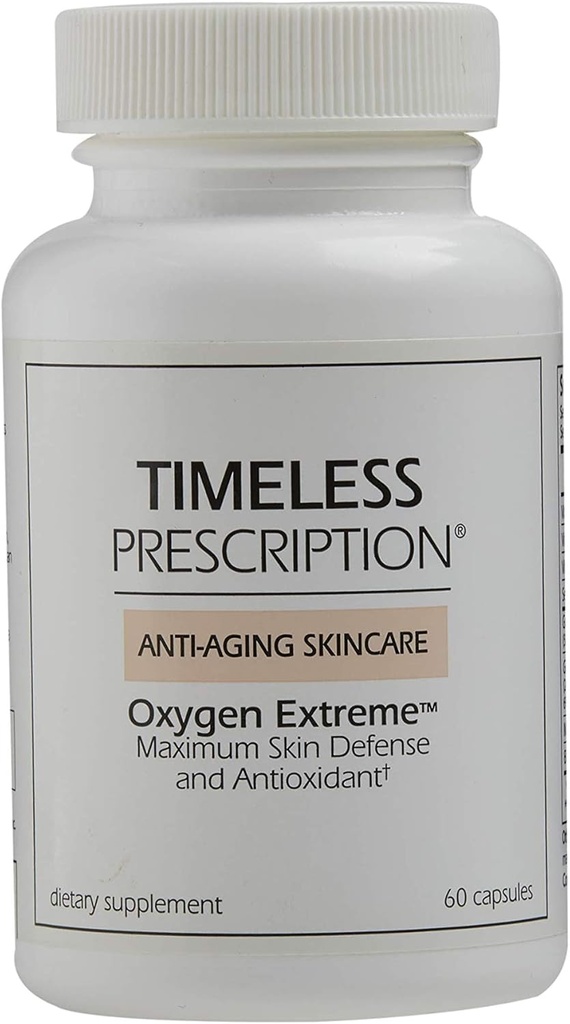 Prescripție atemporală - Oxigen Extreme, Anti-Îmbătrânire îngrijire a pielii, apărare maximă și antioxidant, Menținerea sănătății cardiovasculare, Sănătatea pielii, America de piață (30 Servings)