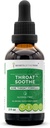 Gât Soothe Extract de alcool-liber, picături de plante de înaltă calitate, Tinctură realizate din tinctură, lemn dulce, elm alunecos, marshmallow, salvie, echinacea, Elderberry. Sore Throat Formula 2 oz