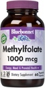 BlueBonnet Nutrition Methylfolate 1000 mcg, for Energy, Mood, and Prenatal Health*, Non-GMO, Vegan, Kosher Certified, Gluten-Free, 60 de capsule vegetale, 60 Servings