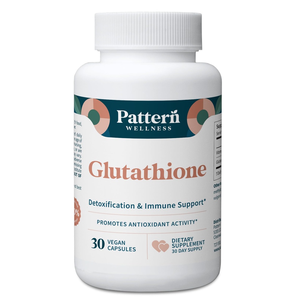Model Wellness Glutatione Supliment - Formula activă redusă Glutatione cu vitamina C adăugată - Celulă, Antioxidant, + Suport pentru sănătate imună - 30 capsule Vegan